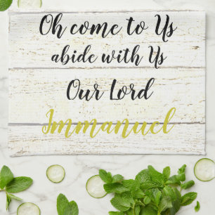 Immanuel tea towel