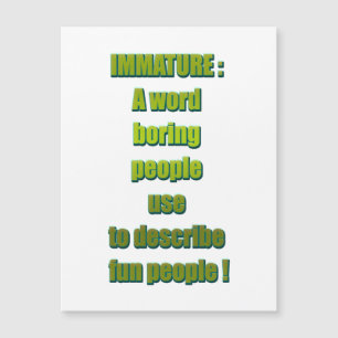Immature funny text