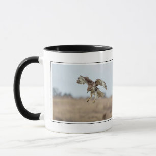 Immature Red Tailed Hawk Hovering Mug
