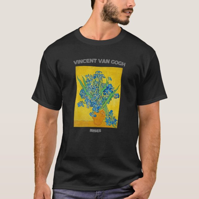 Immersive Van Gogh Irises T-Shirt (Front)