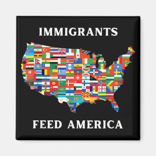 Immigrants Feed America Refugee Rights Liberal Ant Magnet