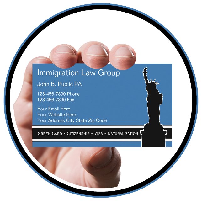 Immigration Attorney Business Cards (Creator Uploaded)