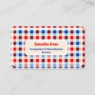 Immigration Citizenship Business Card