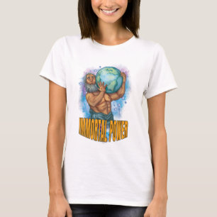 Immortal Power Women White T-Shirt