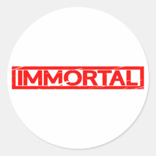 Immortal Stamp Classic Round Sticker