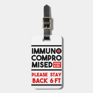 Immunocompromised High Risk Mobility Aide Tag