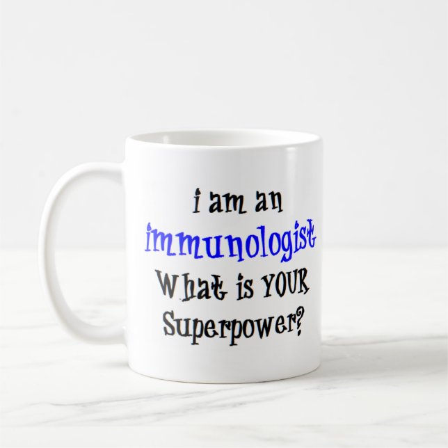immunologist coffee mug (Left)