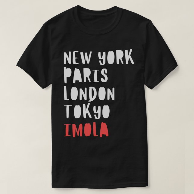 Imola City Lover Italy Traveller Holidays Souvenir T-Shirt (Design Front)