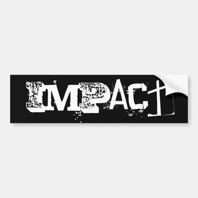 IMPACT BUMPER STICKER (Front)
