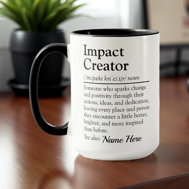 Impact Creator Personalised Appreciation Gift Mug (Creator Uploaded)