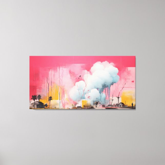 Impact No.06 - Abstract Patchwork Art Collection  Canvas Print (Front)