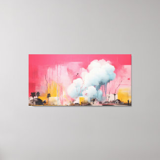 Impact No.06 - Abstract Patchwork Art Collection  Canvas Print