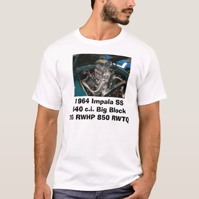 impala,   1964 Impala SS  540 c.i. Big Block705... T-Shirt (Front)