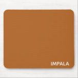 Impala brown colour name mouse pad<br><div class="desc">Impala brown colour name</div>