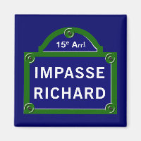 Impasse Richard, Paris Street Sign
