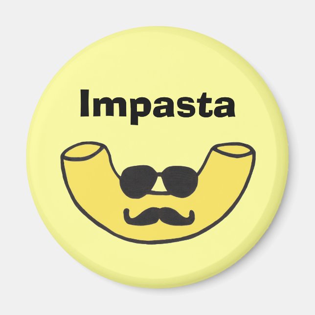 Impasta Macaroni Noodle Magnet (Front)