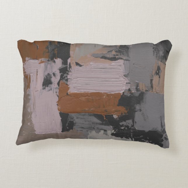 Impasto Abstract I Decorative Cushion (Back)
