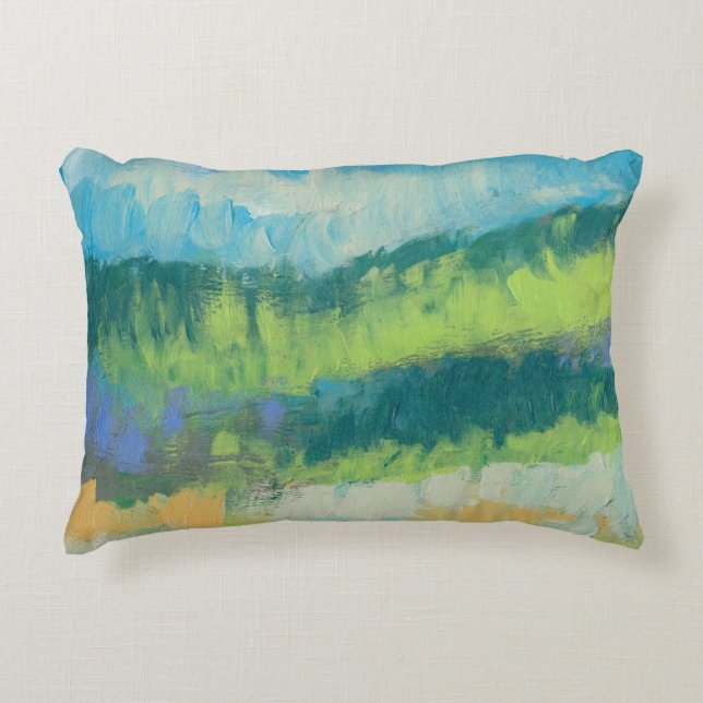 Impasto Field II Decorative Cushion (Front)