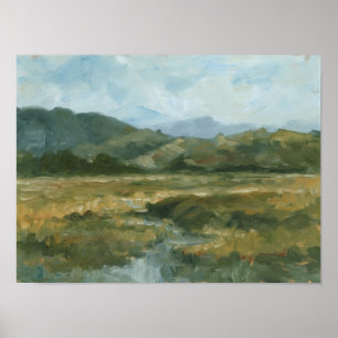 Impasto Landscape III Poster