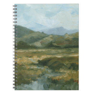 Impasto Landscape III Spiral Notebook