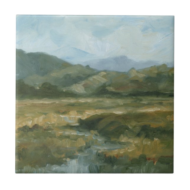 Impasto Landscape III Tile (Front)