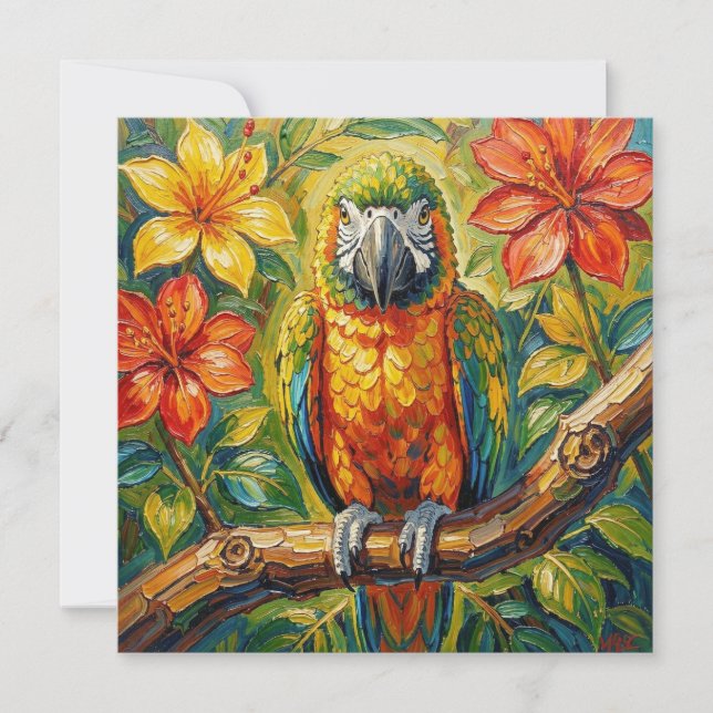 Impastos Colourful Parrot   (Front)