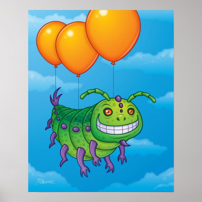 Impatient Caterpillar Print (Front)