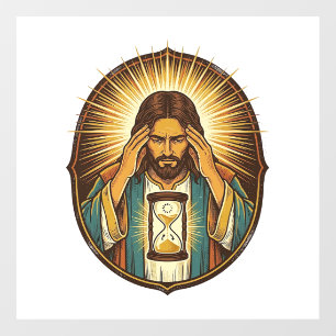 Impatient Jesus Loading Hourglass Slow Internet Te