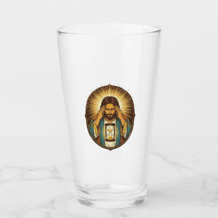 Impatient Jesus Loading Hourglass Slow Internet Te Glass