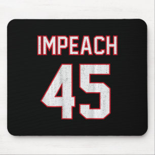 Impeach 45 Footll Style Anti Trump Ck Print Mouse Pad