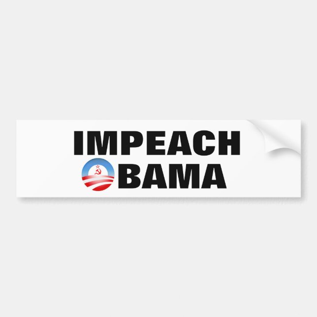 IMPEACH, BAMA BUMPER STICKER (Front)