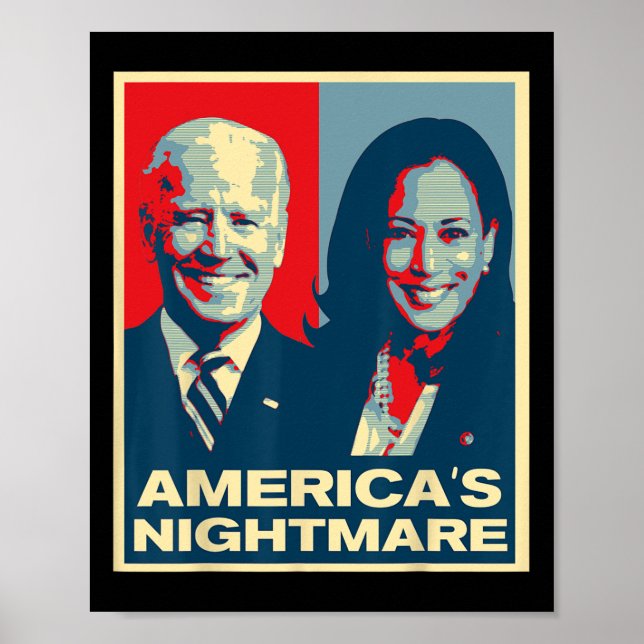 Impeach Biden Harris Now Anti Joe Biden  Poster (Front)