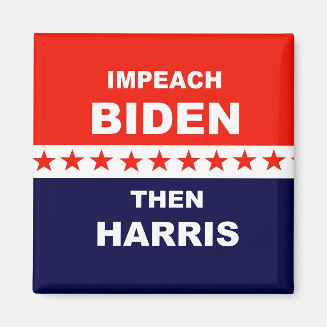 Impeach Biden Than Harris Magnet (Front)