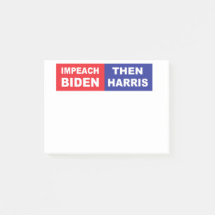 Impeach Biden Than Harris Post-it Notes