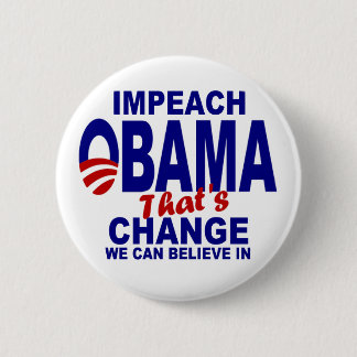 Impeach Obama 6 Cm Round Badge