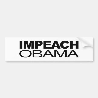 Impeach Obama Bumper Sticker