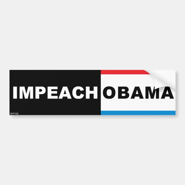Impeach Obama Bumper Sticker (Front)