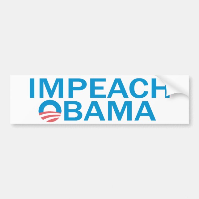 Impeach Obama Bumpersticker Bumper Sticker (Front)