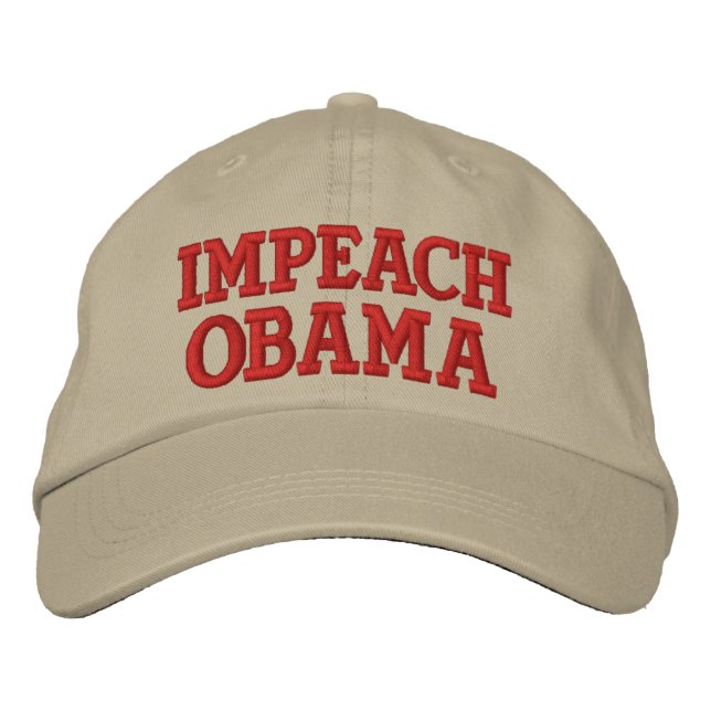 IMPEACH OBAMA EMBROIDERED HAT (Front)