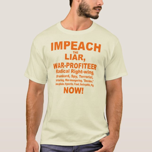 IMPEACH THE LIAR T-Shirt (Front)