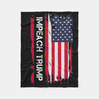 Impeach Trump1 Fleece Blanket