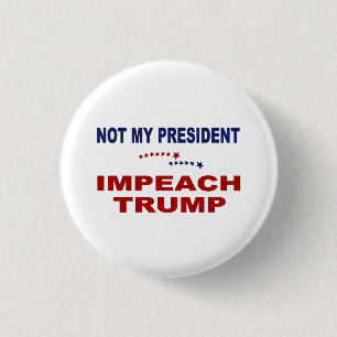 Impeach Trump 3 Cm Round Badge