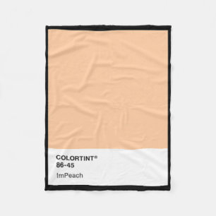 Impeach Trump 45 - Color Swatch  Fleece Blanket