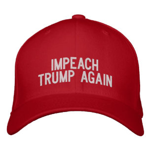 Impeach Trump Again Embroidered Hat
