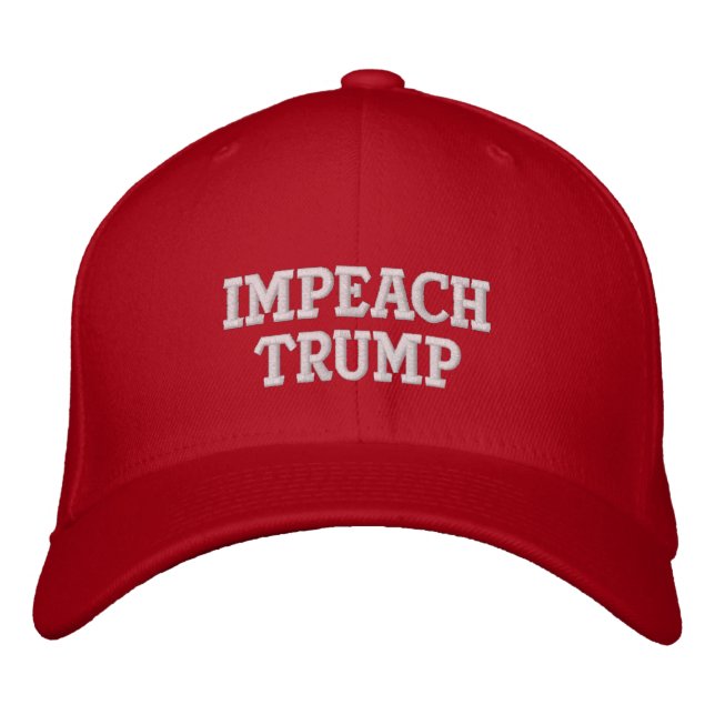 Impeach Trump Baseball Cap (Front)