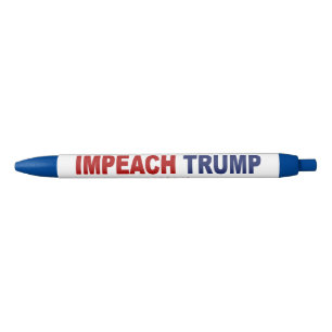Impeach Trump Blue Ink Pen