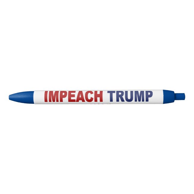 Impeach Trump Blue Ink Pen (Front)