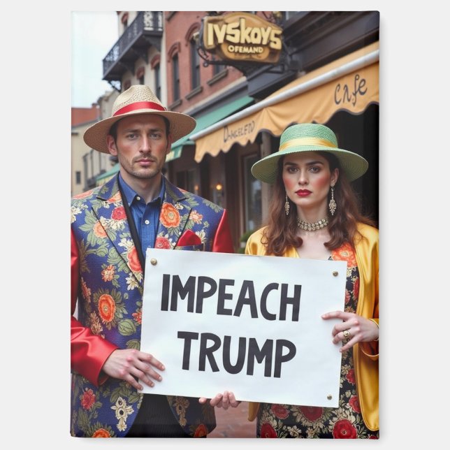 Impeach Trump  Magnet (Front)