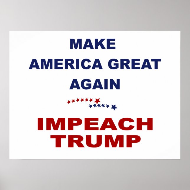 Impeach Trump Poster (Front)
