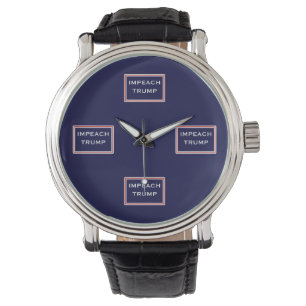 Impeach Trump Red White Blue Watch